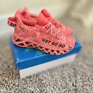 Vibrant Pink Kids Sneakers